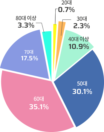2019 연령별 점유율