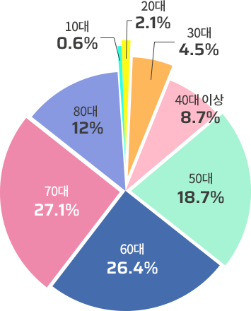 2019 연령별 점유율