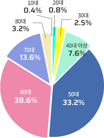 2019 연령별 점유율